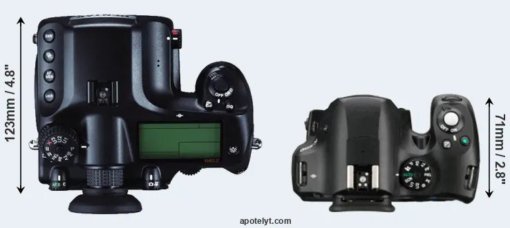 Compare 645Z versus K-500 top