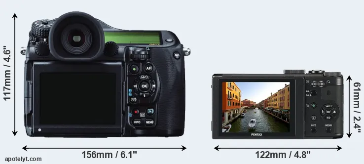 Comparison 645Z or MX-1 rear