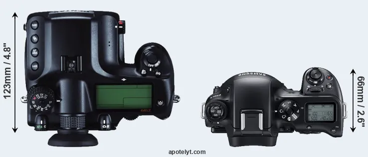 Compare 645Z versus NX1 top