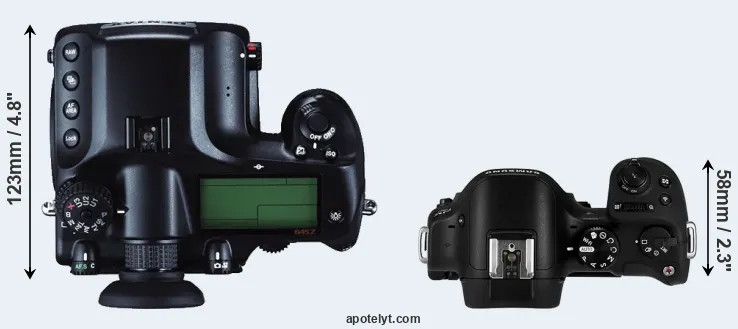 Compare 645Z versus NX30 top