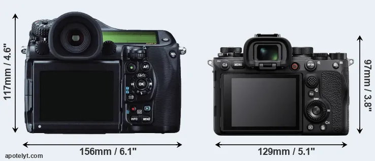 Comparison 645Z or A1 rear