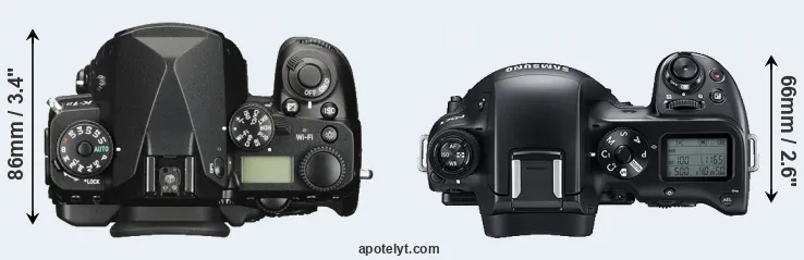 Compare K-1 II versus NX1 top