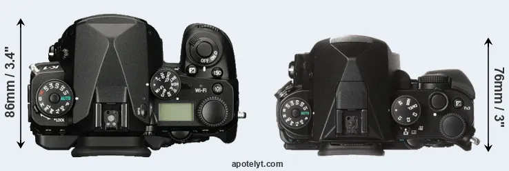 Compare K-1 versus KP top