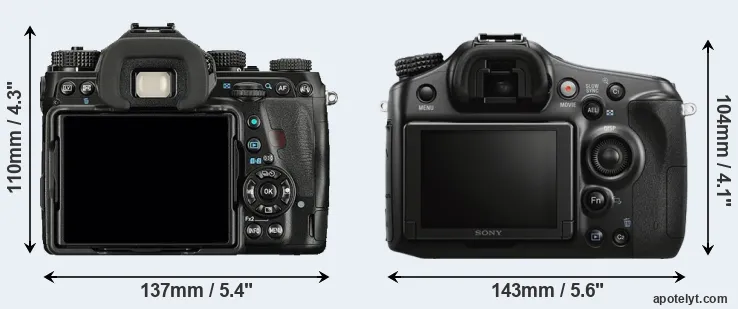 Comparison K-1 or A68 rear