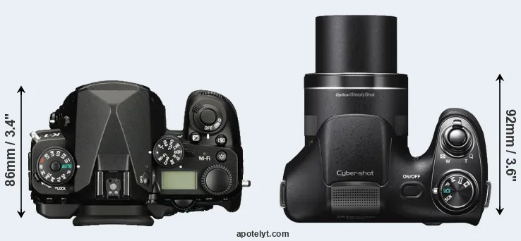 Compare K-1 versus H300 top