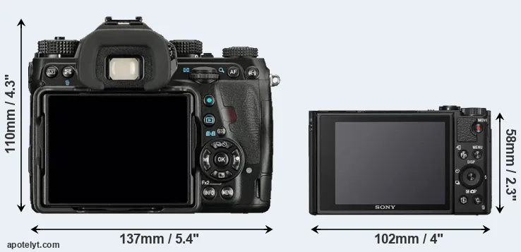 Comparison K-1 or HX99 rear