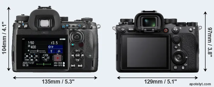 Comparison K-3 III or A1 rear