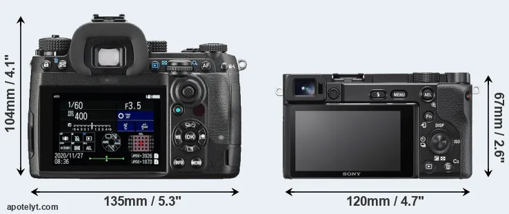 Comparison K-3 III or A6100 rear
