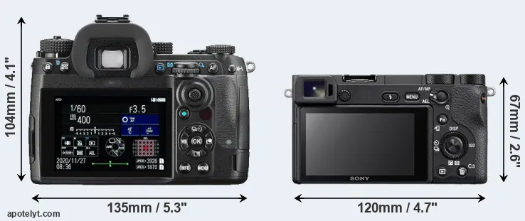 Comparison K-3 III or A6500 rear