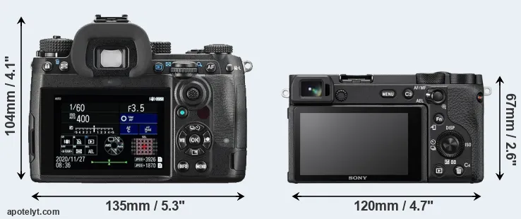 Comparison K-3 III or A6600 rear