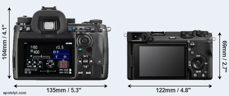 Comparison K-3 III or A6700 rear
