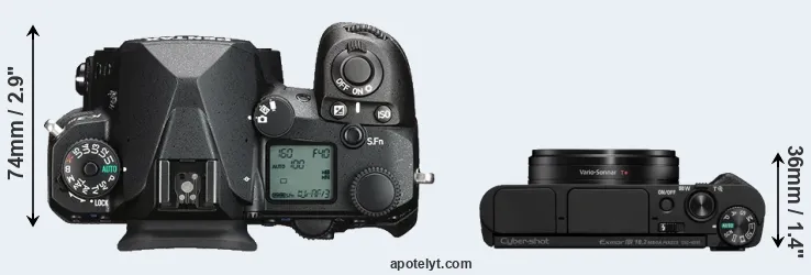 Compare K-3 III versus HX95 top