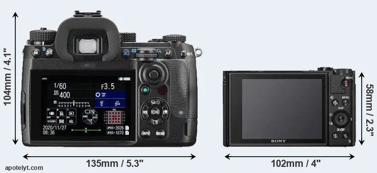 Comparison K-3 III or HX99 rear