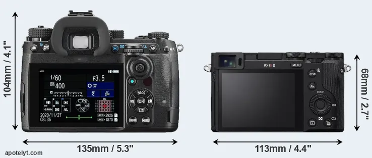 Comparison K-3 III or RX1R III rear