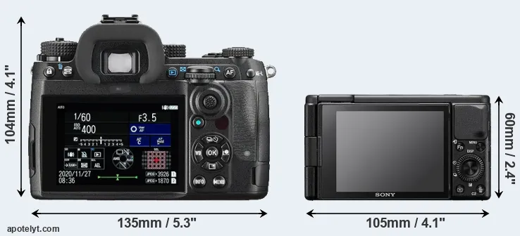 Comparison K-3 III or ZV-1 rear