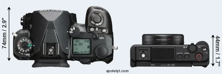 Compare K-3 III versus ZV-1 top