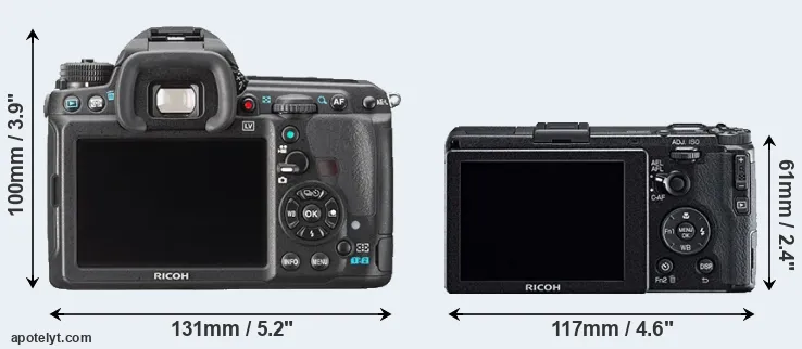 Comparison K-3 or GR rear