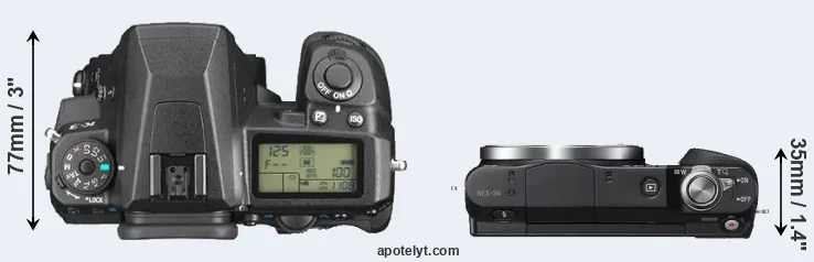 Compare K-3 versus NEX-3N top