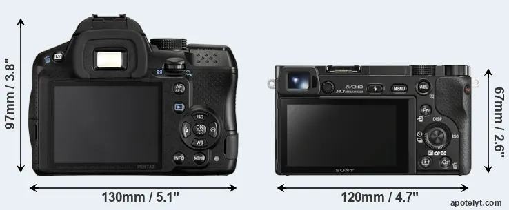 Comparison K-30 or A6000 rear