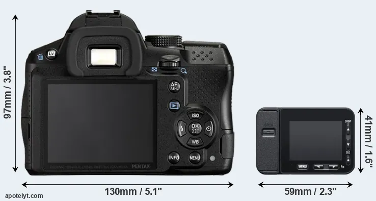Comparison K-30 or RX0 II rear