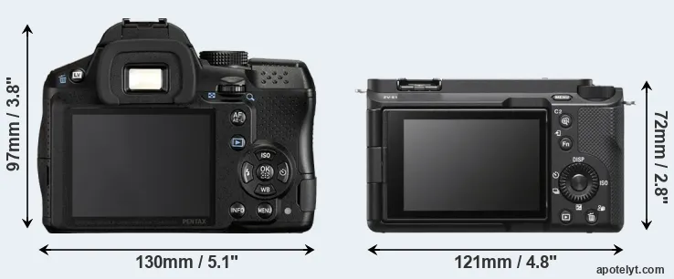 Comparison K-30 or ZV-E1 rear