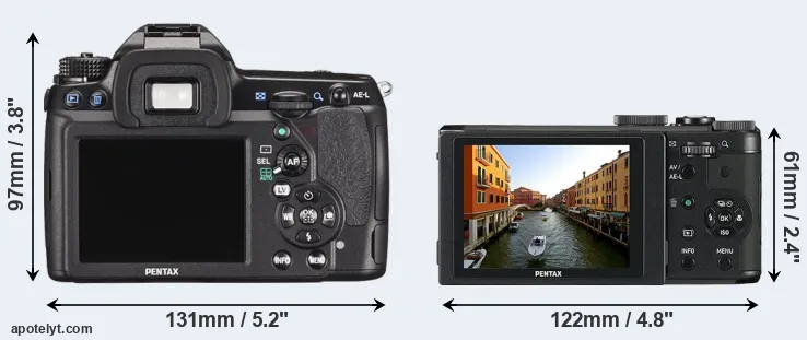 Comparison K-5 II or MX-1 rear