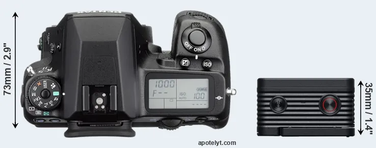 Compare K-5 II versus RX0 II top