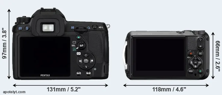 Comparison K-5 or WG-6 rear