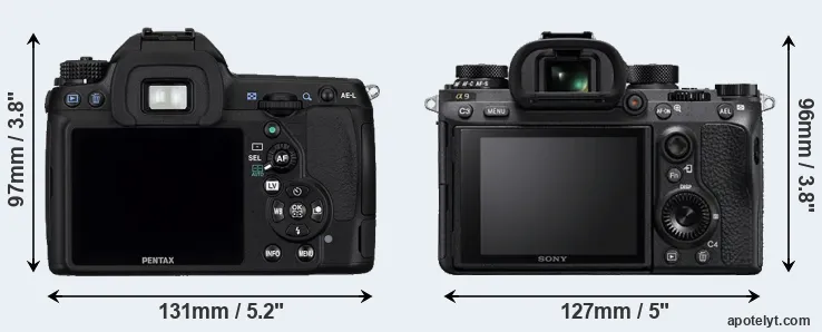 Comparison K-5 or A9 rear