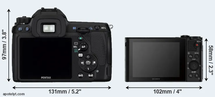 Comparison K-5 or HX80 rear