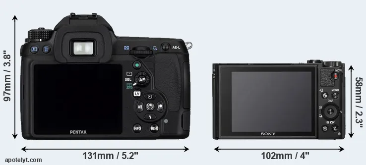 Comparison K-5 or HX95 rear