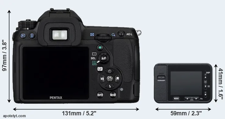Comparison K-5 or RX0 rear