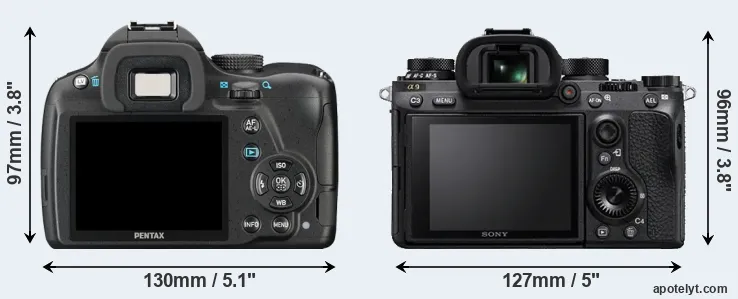 Comparison K-50 or A9 rear