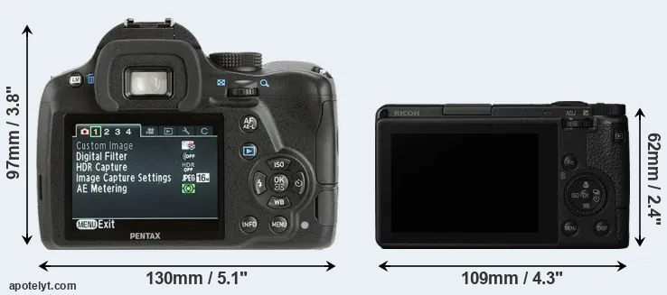 Comparison K-500 or GR III rear