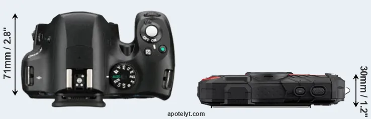 Compare K-500 versus WG-60 top