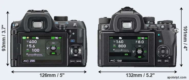Comparison K-70 or KP rear