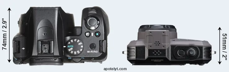 Compare K-70 versus WG-1000 top