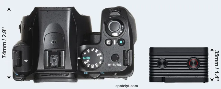 Compare K-70 versus RX0 II top