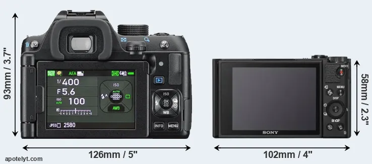 Comparison K-70 or WX800 rear