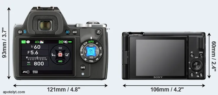 Comparison K-S1 or ZV-1F rear