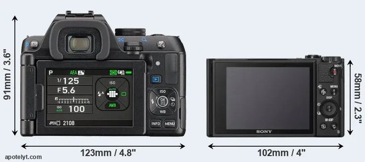Comparison K-S2 or WX800 rear