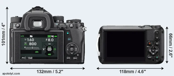 Comparison KP or WG-6 rear