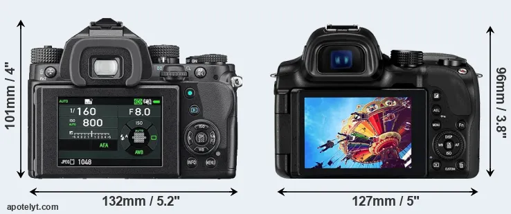 Comparison KP or NX30 rear