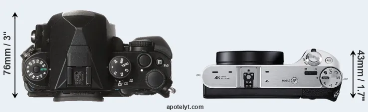 Compare KP versus NX500 top