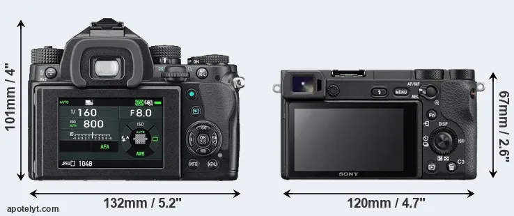 Comparison KP or A6500 rear