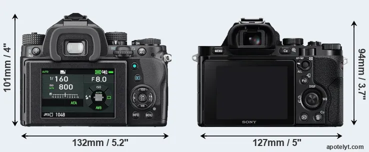 Comparison KP or A7 rear