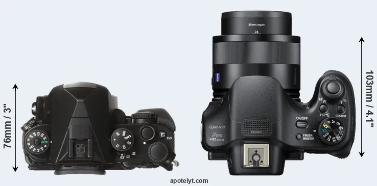 Compare KP versus HX400V top