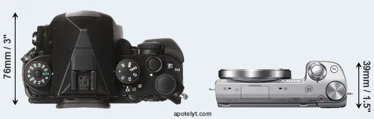 Compare KP versus NEX-5T top