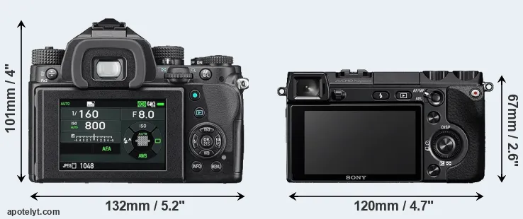 Comparison KP or NEX-7 rear