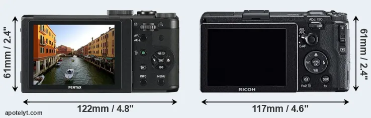 Comparison MX-1 or GR rear